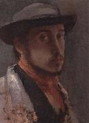 Edgar Degas Self-Portrait painting